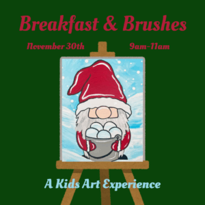 Breakfast & Brushes - A Holiday Paint Experience
