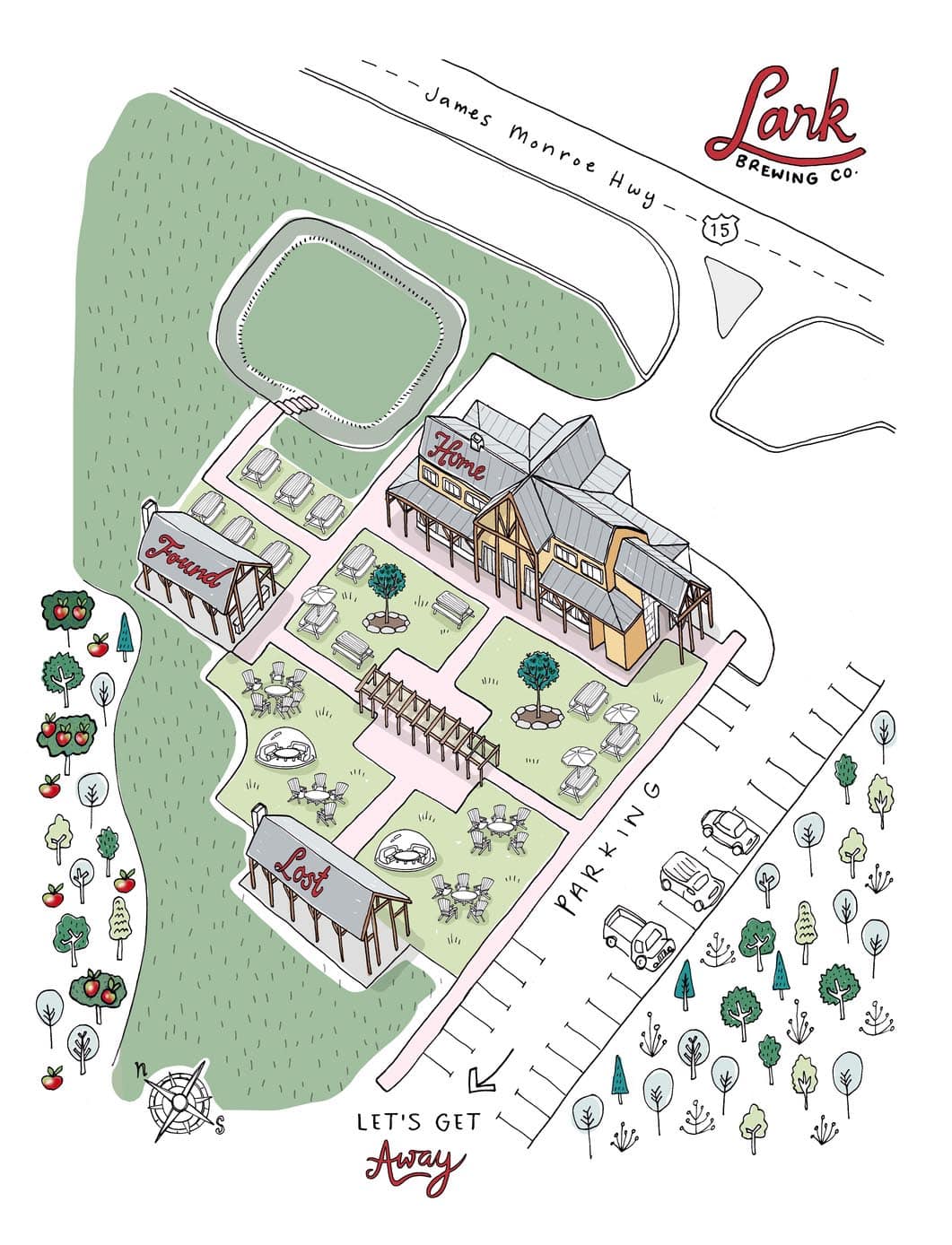 Lark Ranch Map Away | Lark Brewing Co.